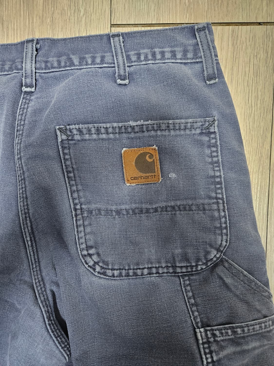 90s 칼하트 플란넬 싱글니 팬츠 상품이미지7