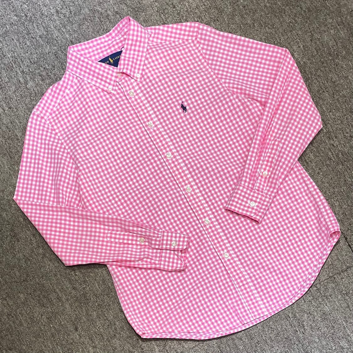 (L) POLO 폴로 랄프로렌 체크 셔츠  상품이미지1