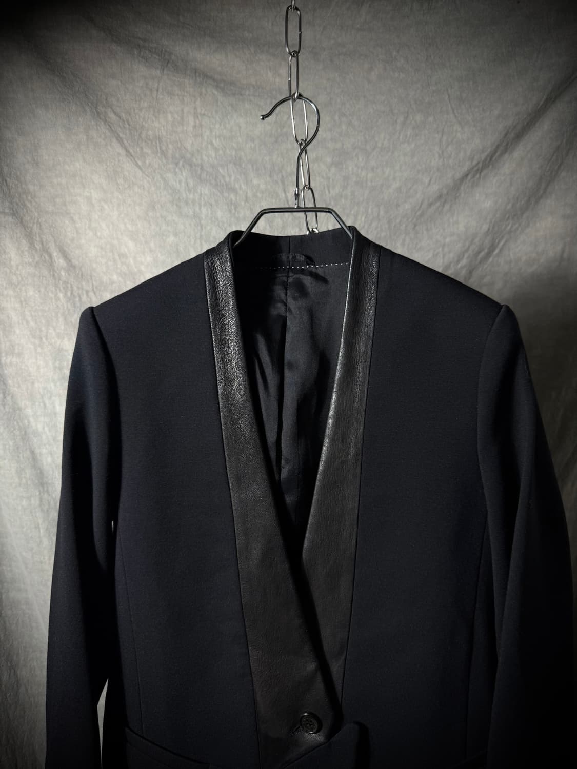 Neil Barrett 10fw Leather Lapel blazer 상품이미지4