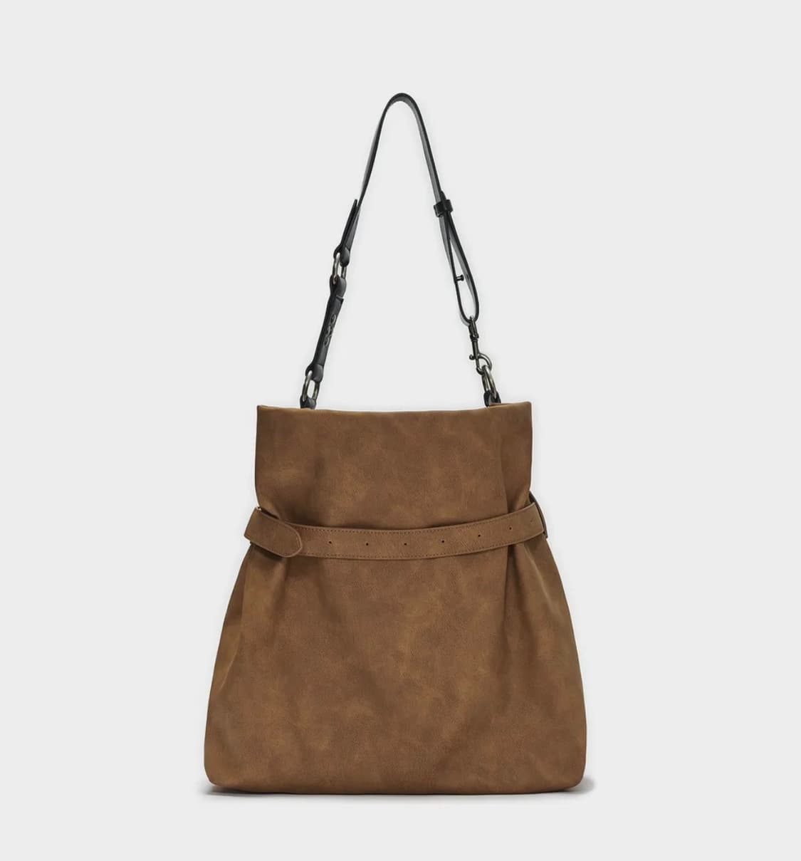 썬번프로젝트 Rivet Belted Big Bag (BEIGE) 상품이미지2
