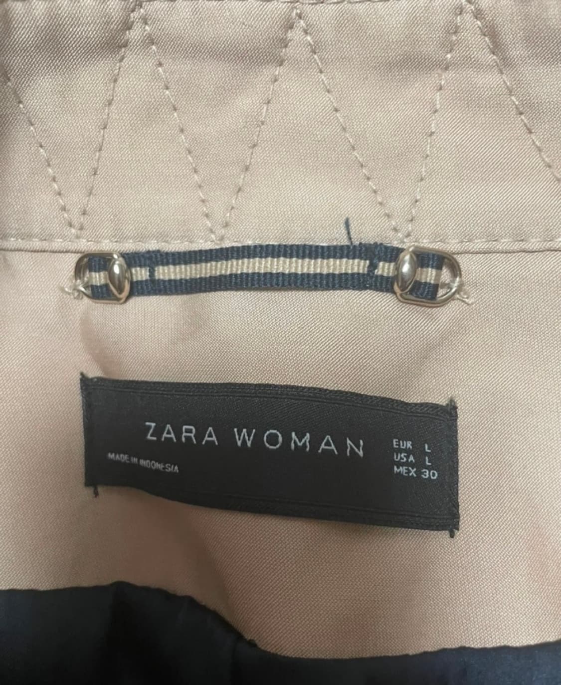 ZARA 자라 W 트렌치 코트 L 사이즈 상품이미지7