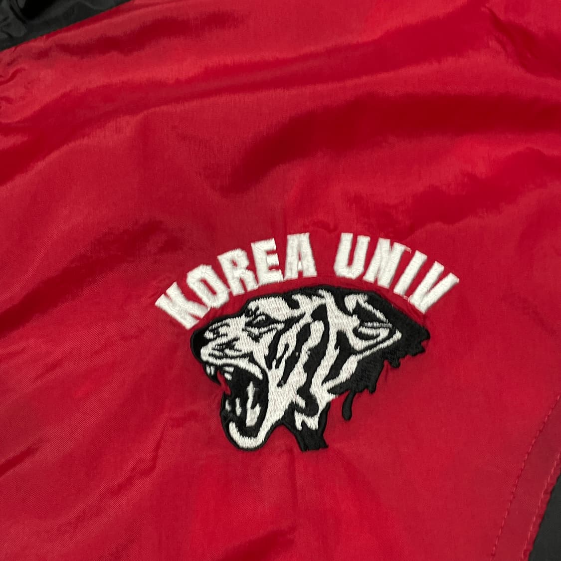 국내유일매물 90s 나이키 x 고려대 올드스쿨 트랙자켓 바람막이 xxxl 상품이미지4