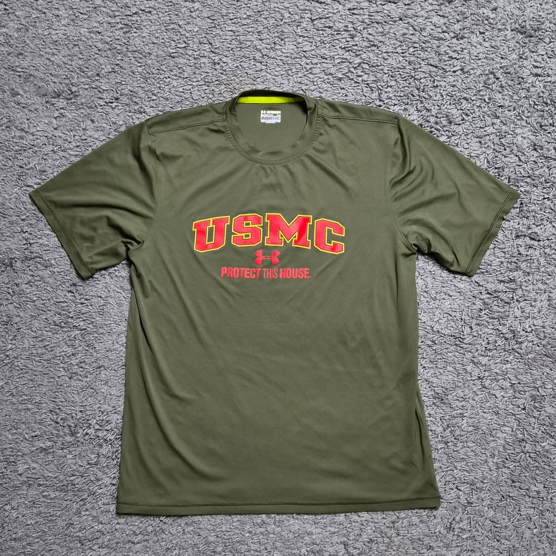 언더아머 USMC 미해병대 미군 반팔 티셔츠 M L 100 빈티지 usa 상품이미지1