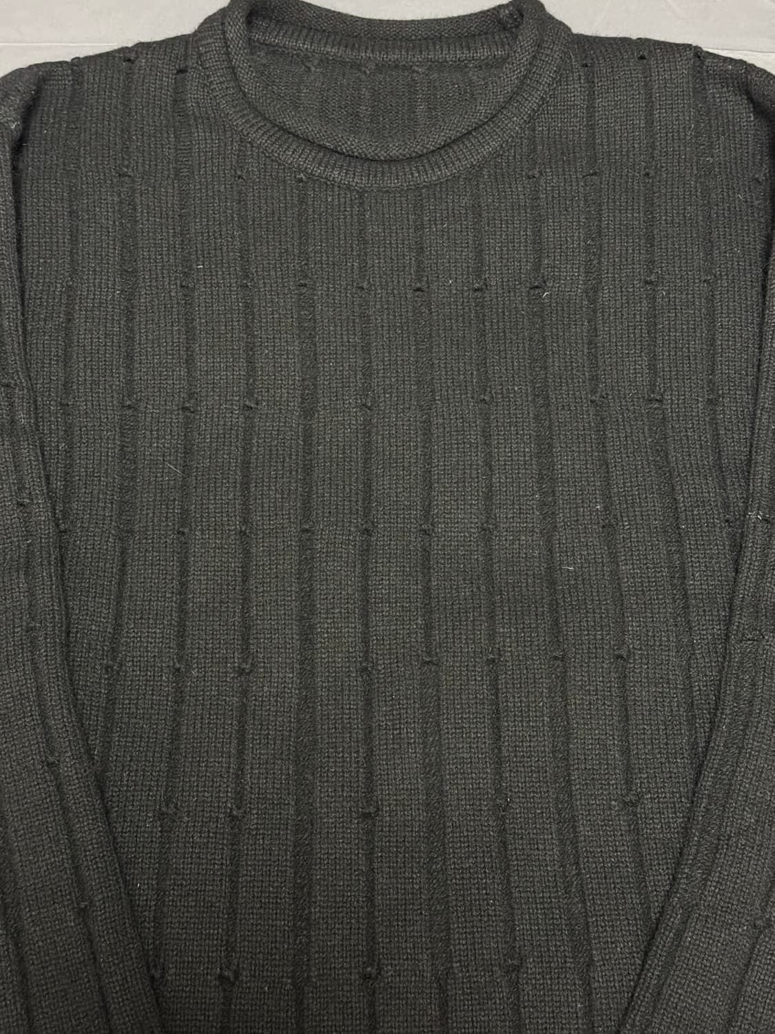 유스 youth 데미지 니트 블랙 상품이미지7