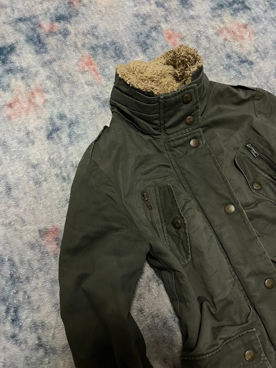 Joky gal 00s y2k military jacket 상품이미지3