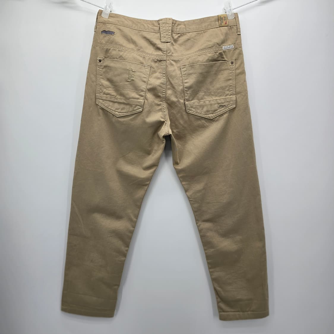 타미힐피거 베이지 데미지 면청 데님 [D50452] 상품이미지2