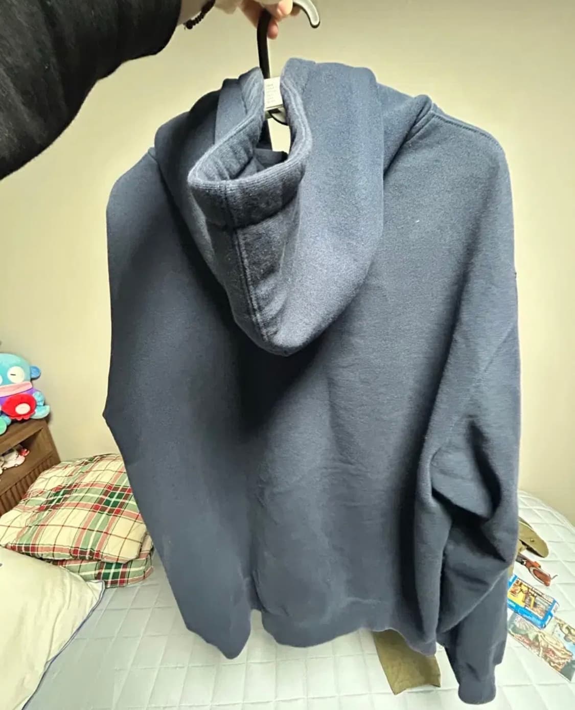 [XL] 슈프림 스몰 박스 로고 후드집업 네이비 상품이미지2