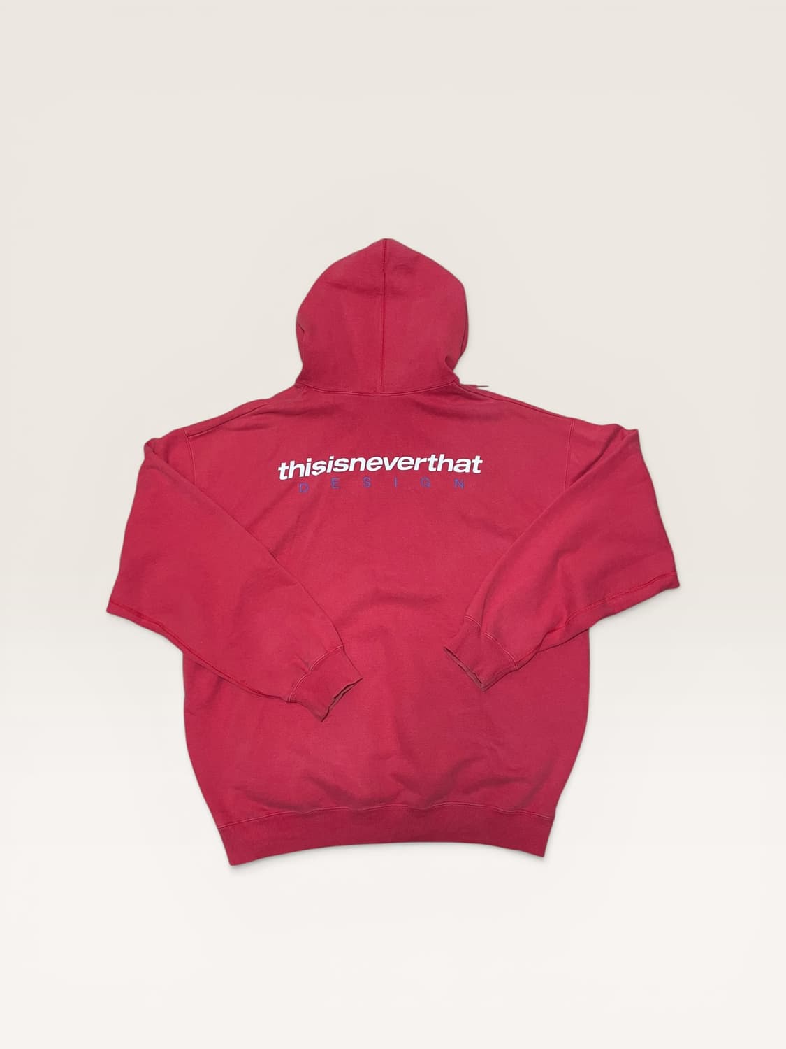 디네뎃 - 백프린팅 마젠타 후드티 (XL - XXL 추천) 상품이미지1