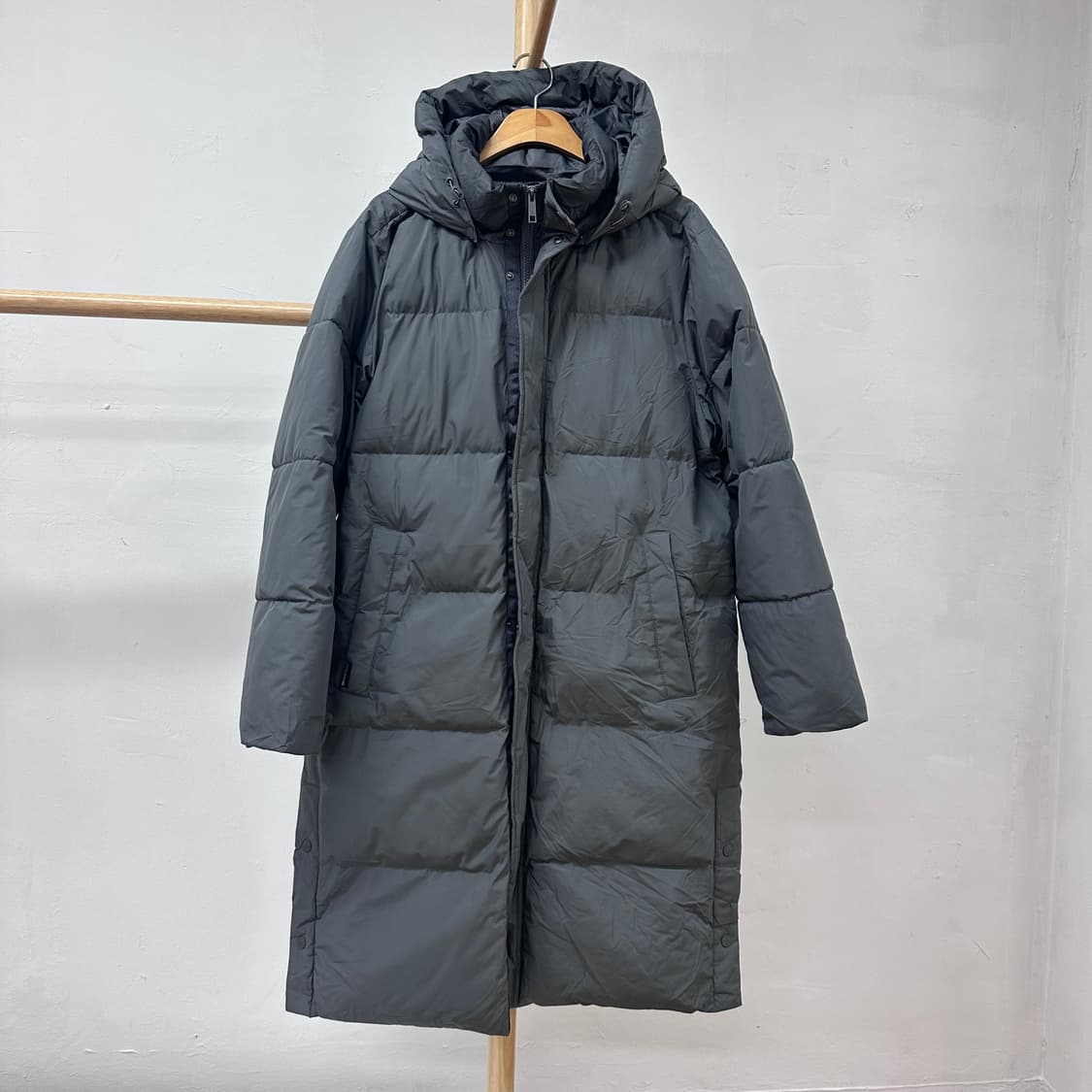 BENSIMON 벤시몽 후드 롱패딩 점퍼 L사이즈 J27 상품이미지1