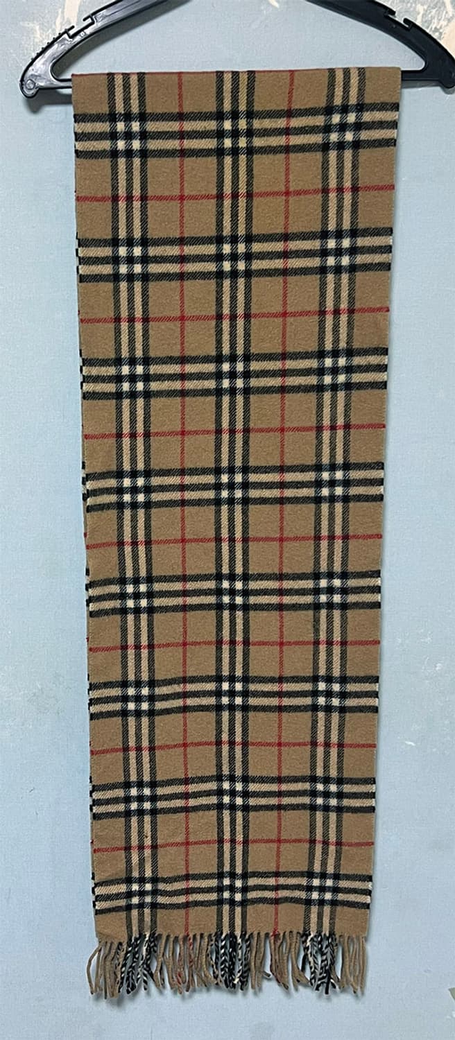 버버리 램스울 롱 목도리 머플러 체크 상태좋음 잉글랜드 시그니쳐  상품이미지2