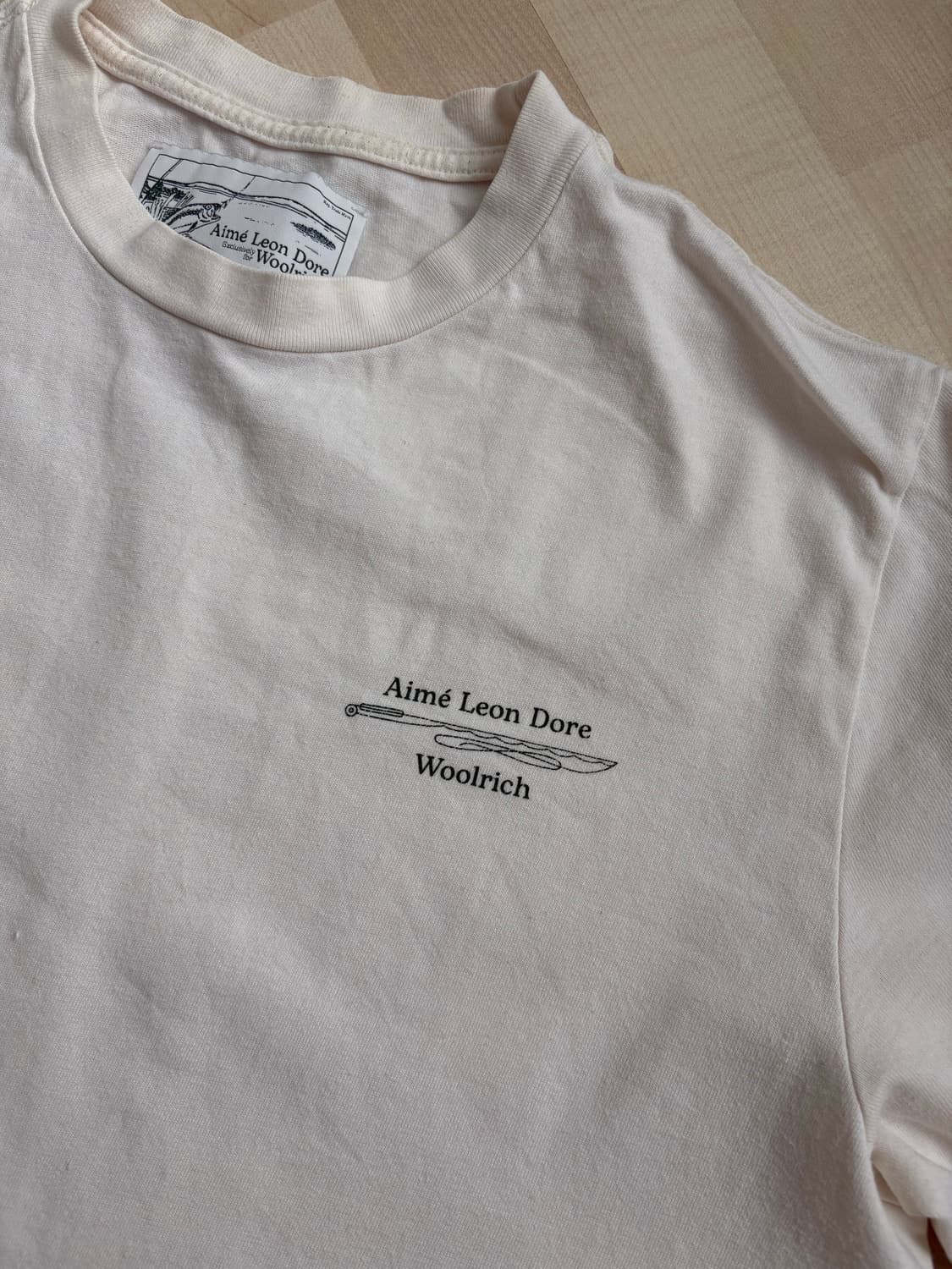 Aime leon dore X Woolrich 콜라보 티셔츠  상품이미지2