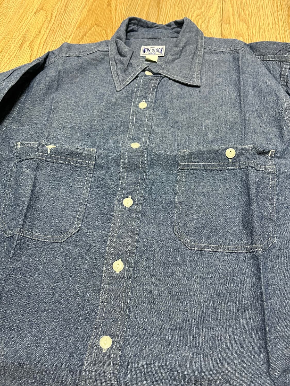 [새상품] 브론슨 샴브레이 셔츠 상품이미지3