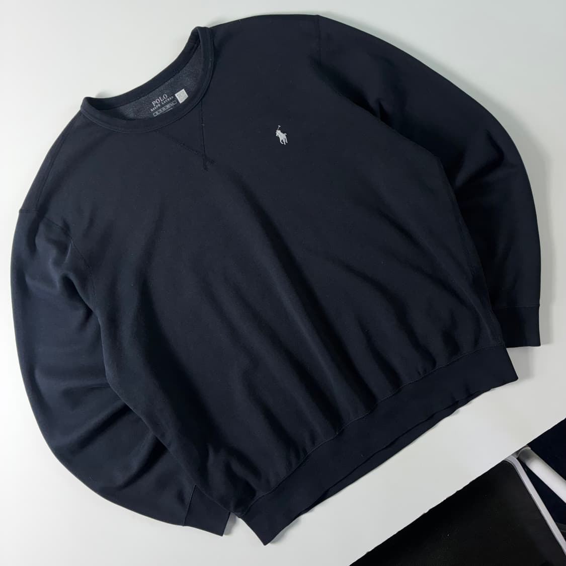 Polo  폴로 랄프로렌 자수 코튼 블랙 맨투맨  상품이미지2