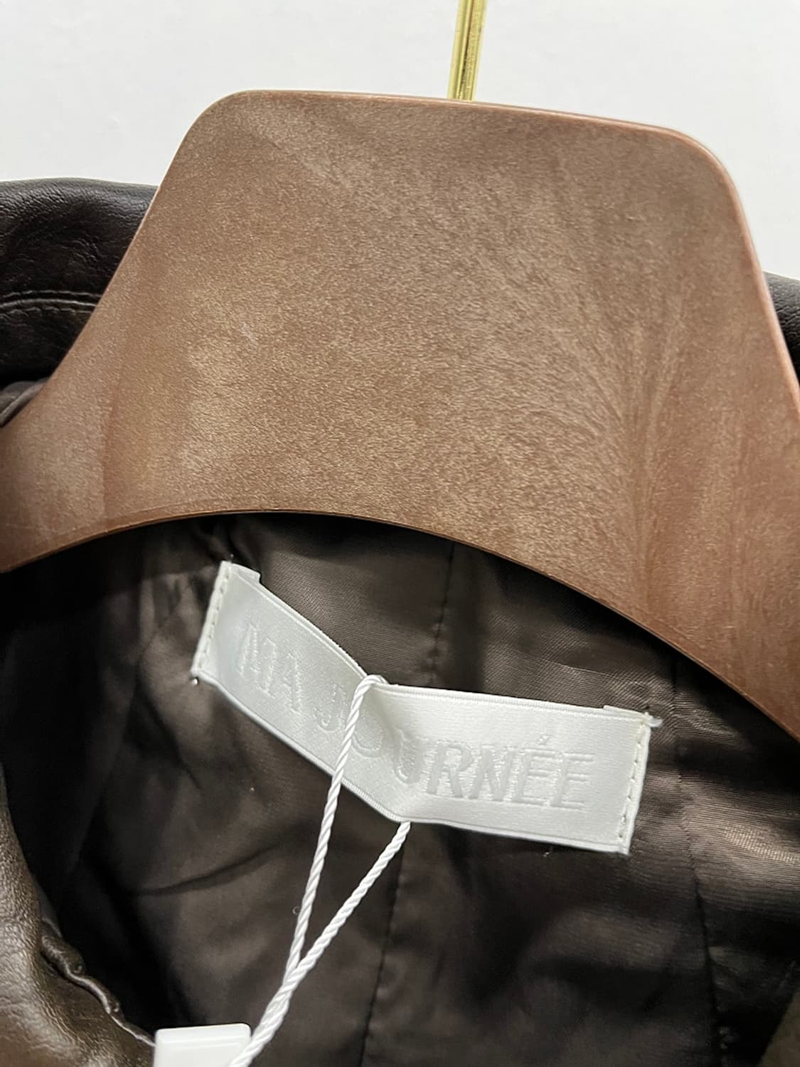 마조네 비건레더 블루종  상품이미지9