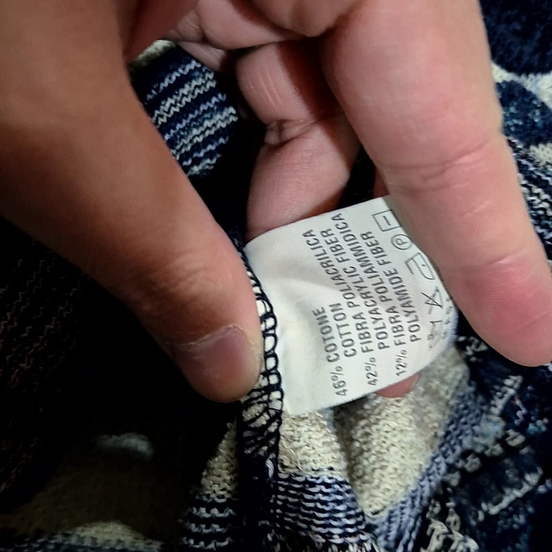 Malagrida 패턴 니트 조끼 상품이미지5