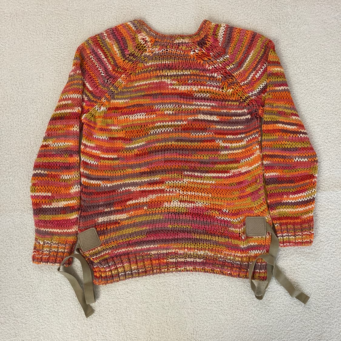 N21 스트라이프 패턴 니트 상품이미지2