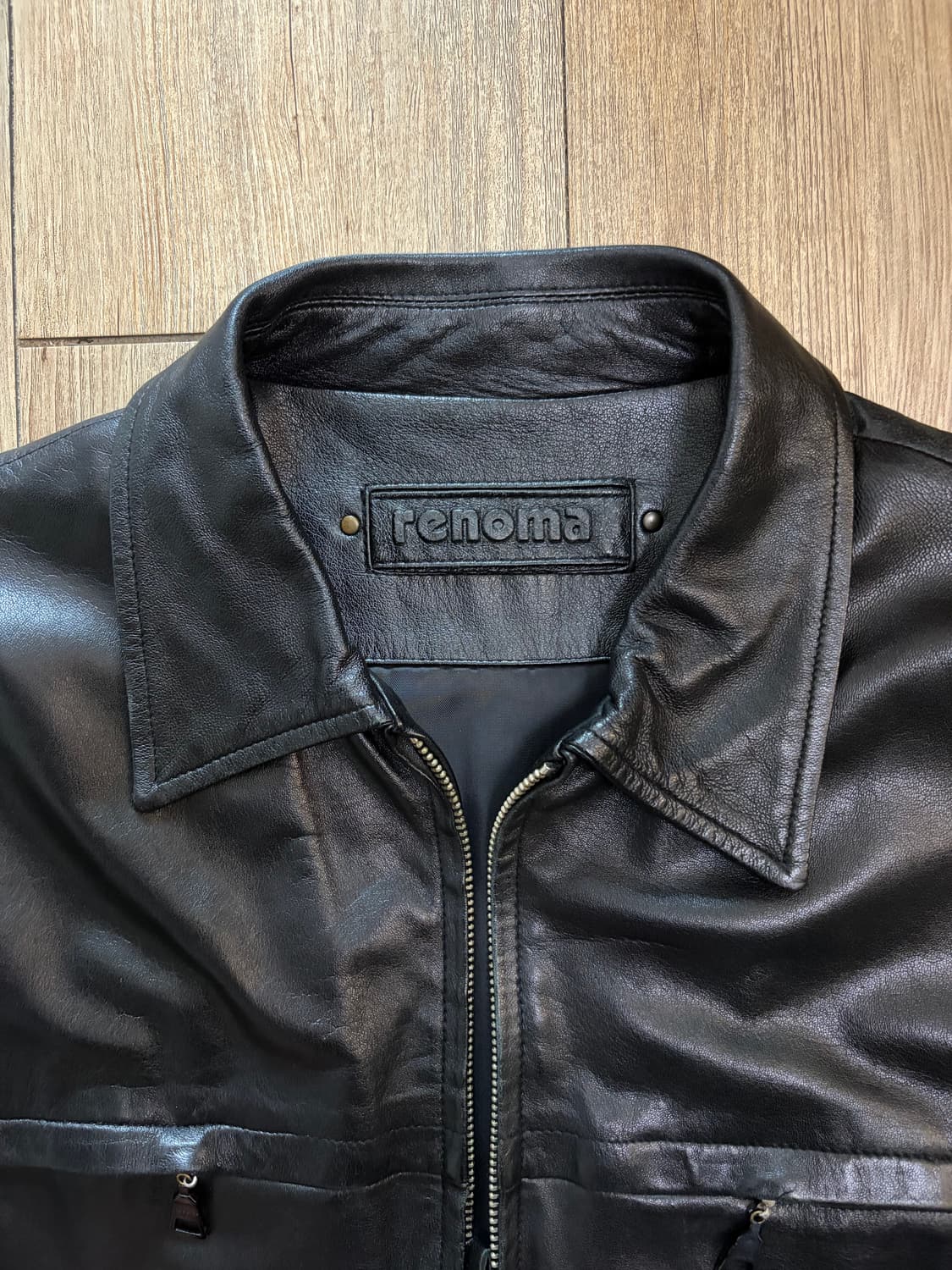 레노마 파리 옴므 미니멀 양가죽 자켓 100-105 상품이미지3