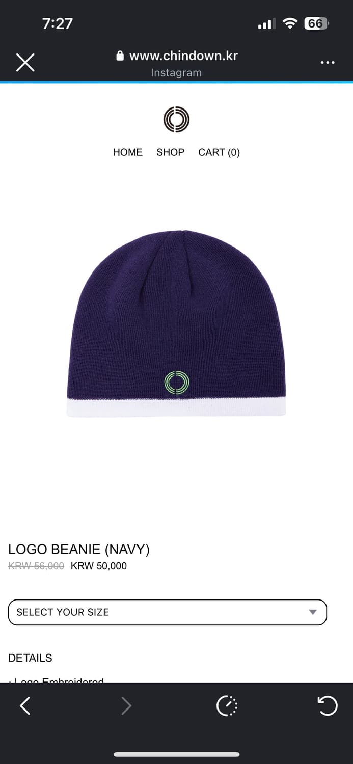 친다운 PYCD 로고 비니 구합니다! 상품이미지1