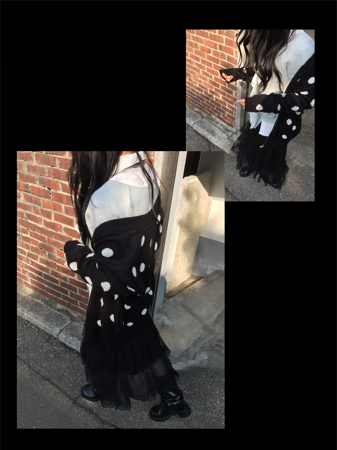 빈티지 핀터도트걸 코디세트 상품이미지4