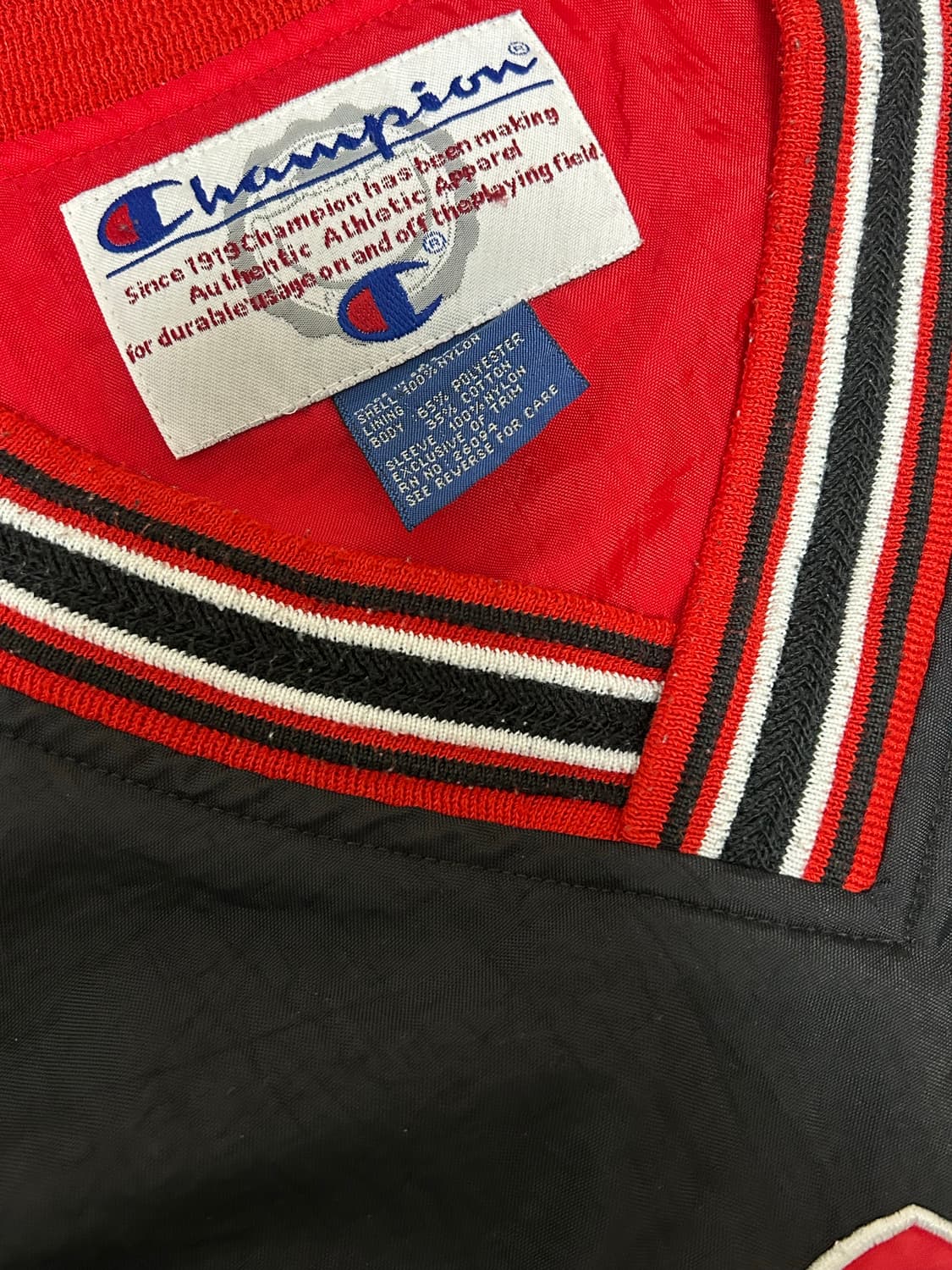 90s 챔피온 네브라스카 허스커스 나일론 웜업 상품이미지8