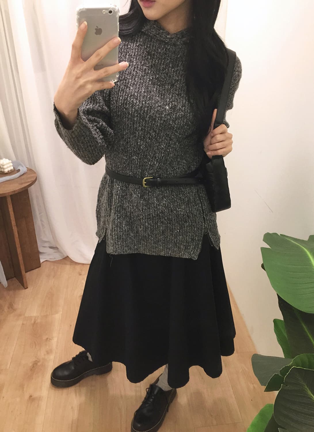 여성 자라 니트 후드 95 상품이미지1