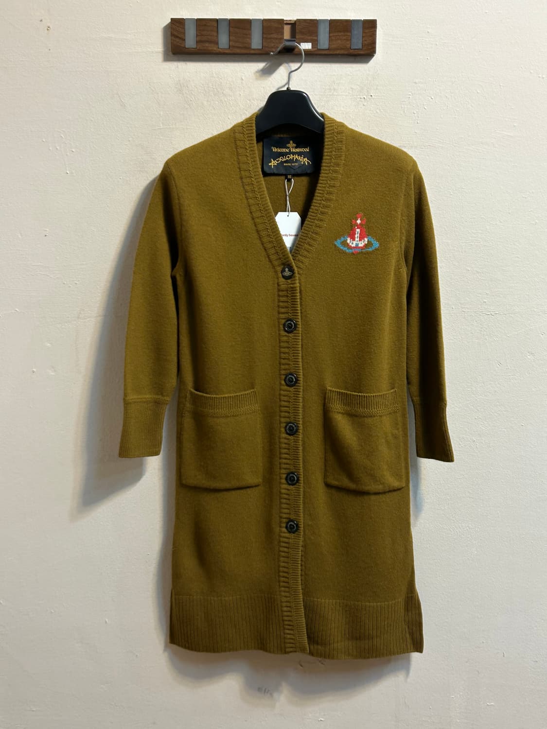 비비안 웨스트우드 앵글로마니아 롱 니트 가디건 상품이미지1