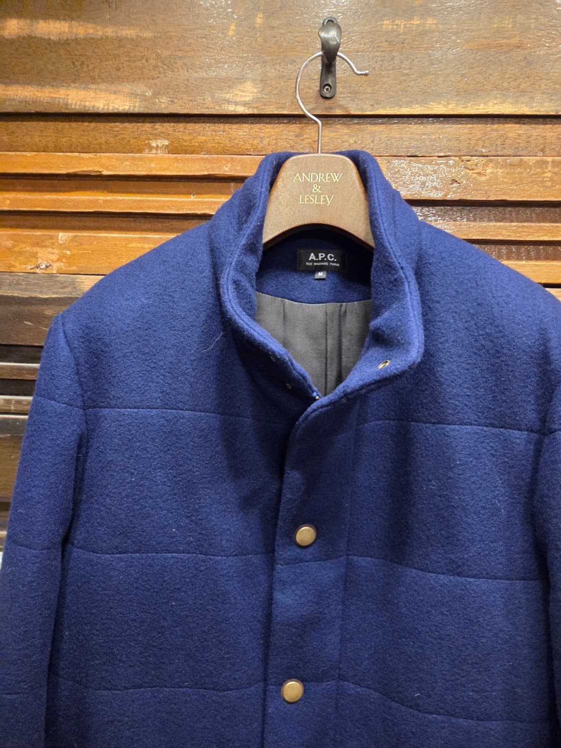 아페세 플란넬 블루종 상품이미지2