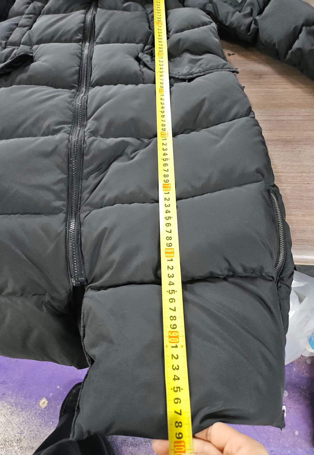 JJ-IO  구스 롱 패딩 L 상품이미지9