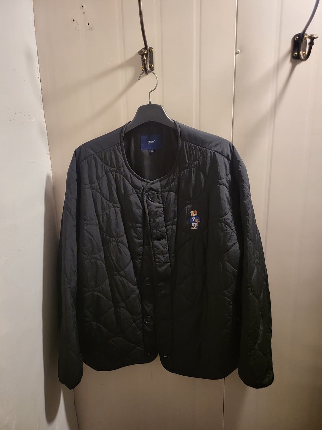 Yale 예일 퀼팅 경량패딩 자켓 블랙 XL 상품이미지1
