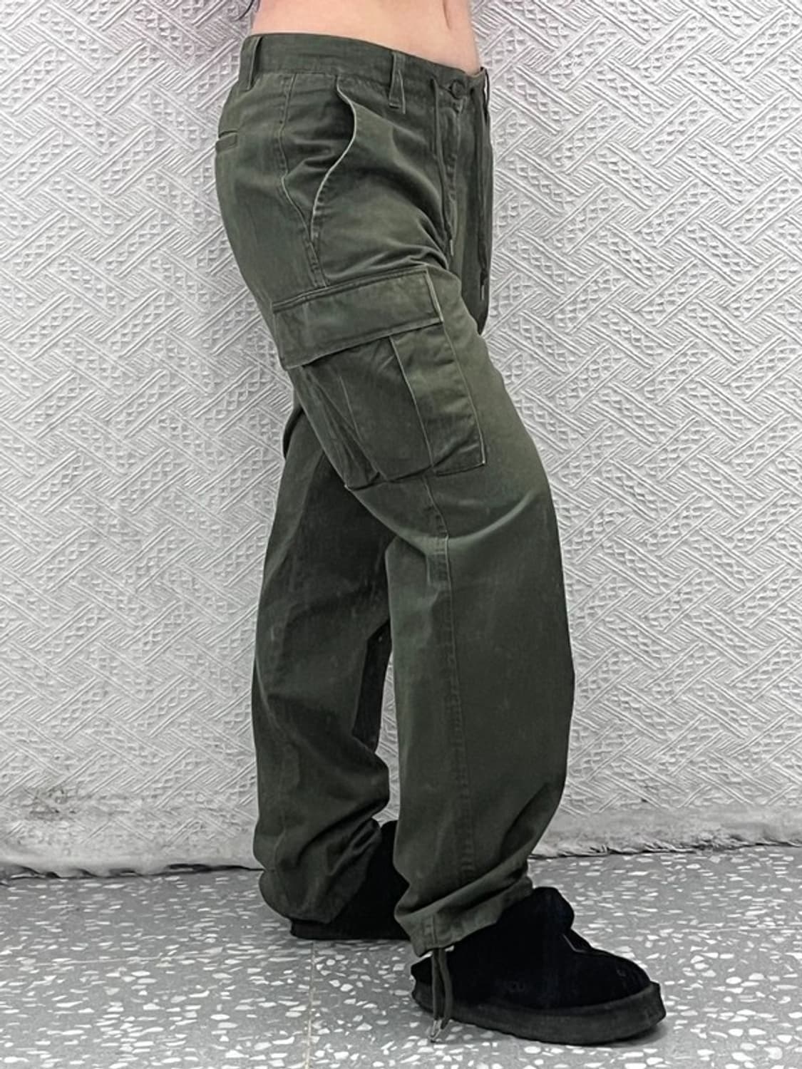 유니폼브릿지 빈티지 말차카키 카고팬츠 M C07428 상품이미지2