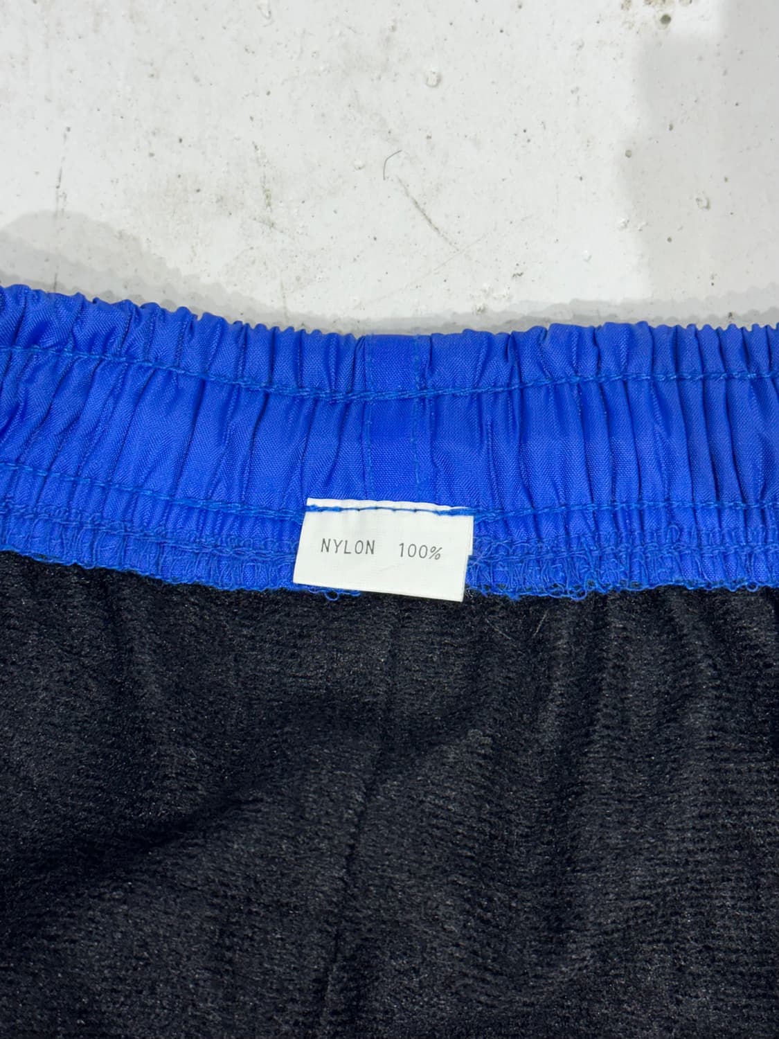 90s 칼카니 블루 올드스쿨 힙합 사이드 라인 와이드 트랙 팬츠 상품이미지7