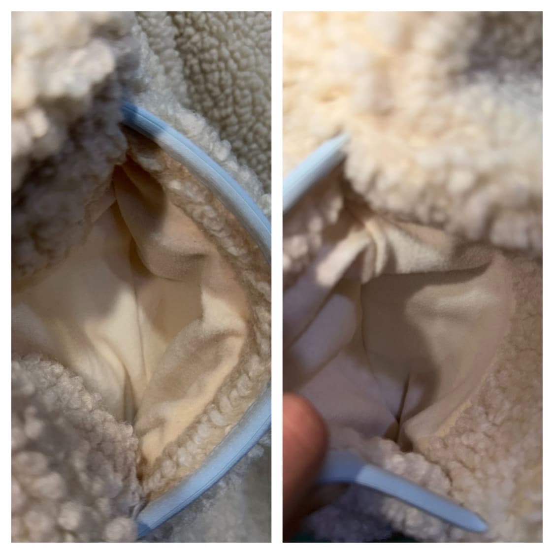 아디다스 코지 쉐르파 롱플리스 코트 S/90 상품이미지8