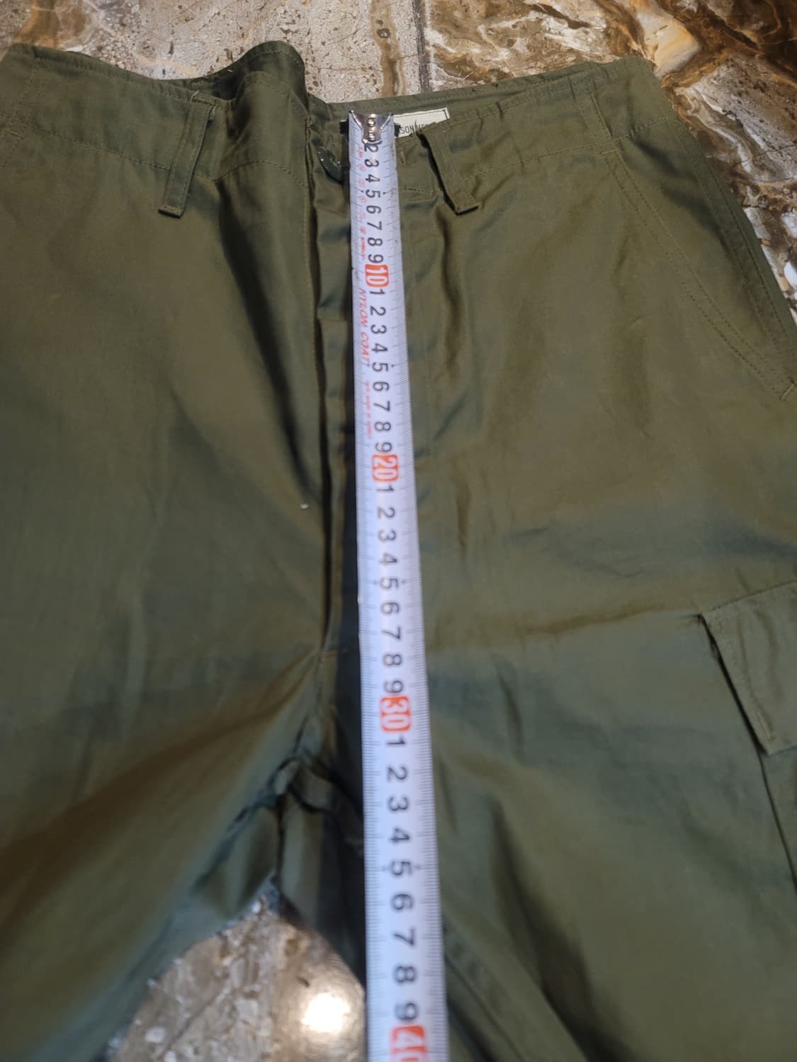 버즈릭슨 올리브 색상 카고 와이드 팬츠  상품이미지7