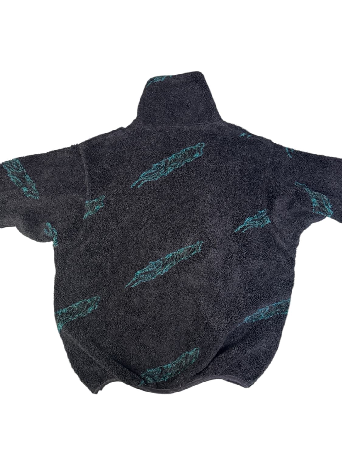 지에다 JieDa 보아 하이넥 플리스자켓 블랙 2 상품이미지8