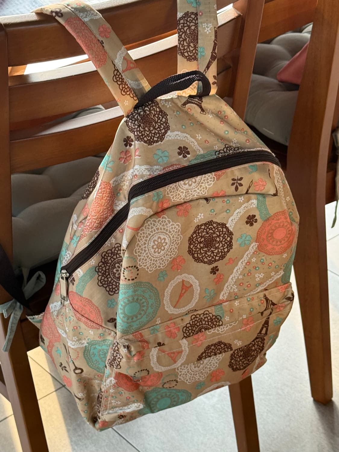 도일리패턴 모리 모리걸 백팩 상품이미지5