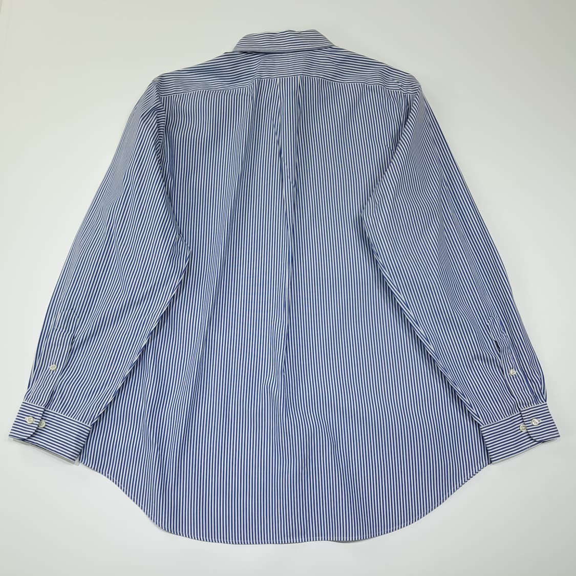 CL711 XL 폴로 90s 홍콩판 블루 스트라이프 셔츠 남방 상품이미지6