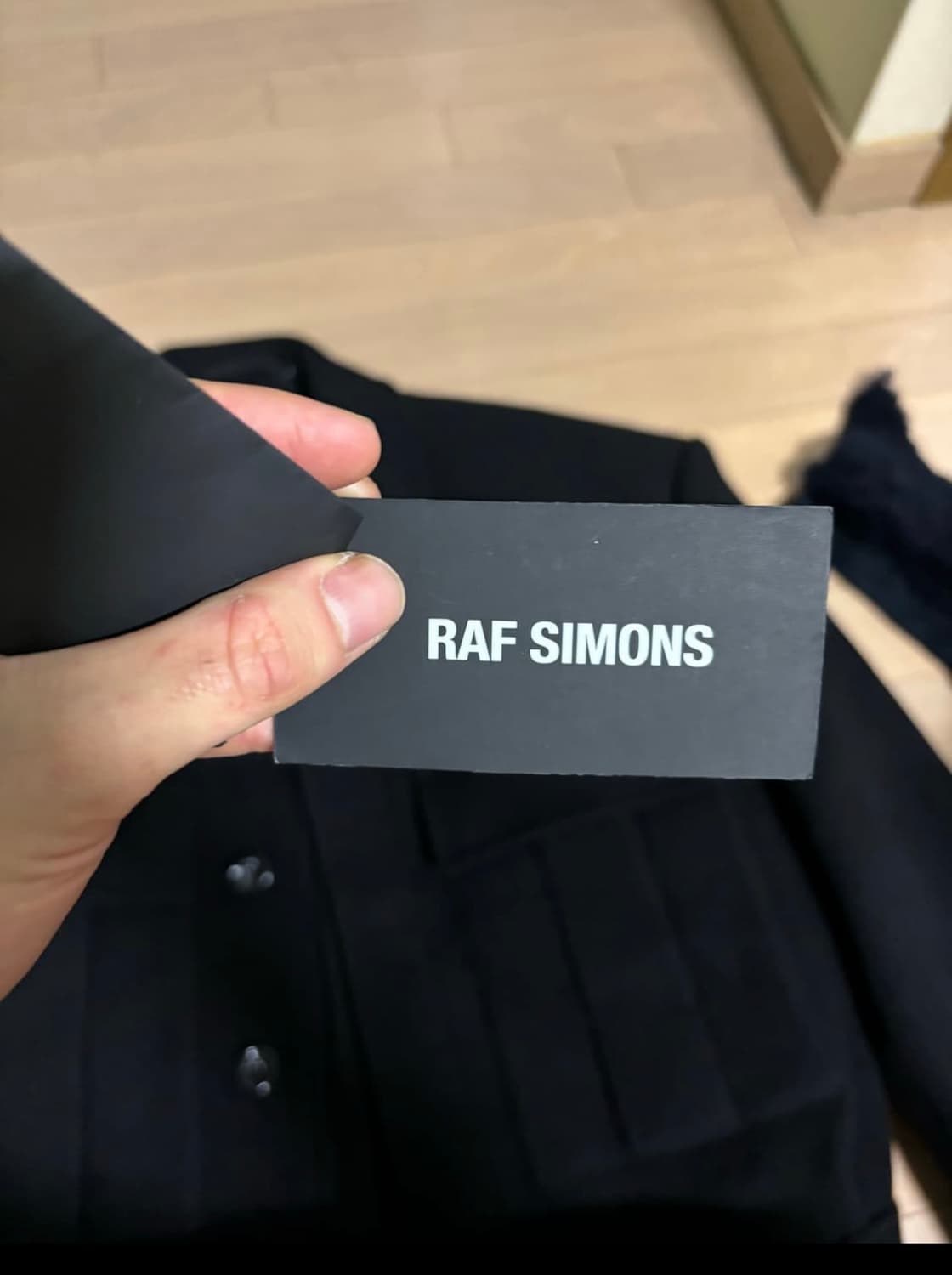 라프시몬스 울 크롭 자켓 상품이미지8