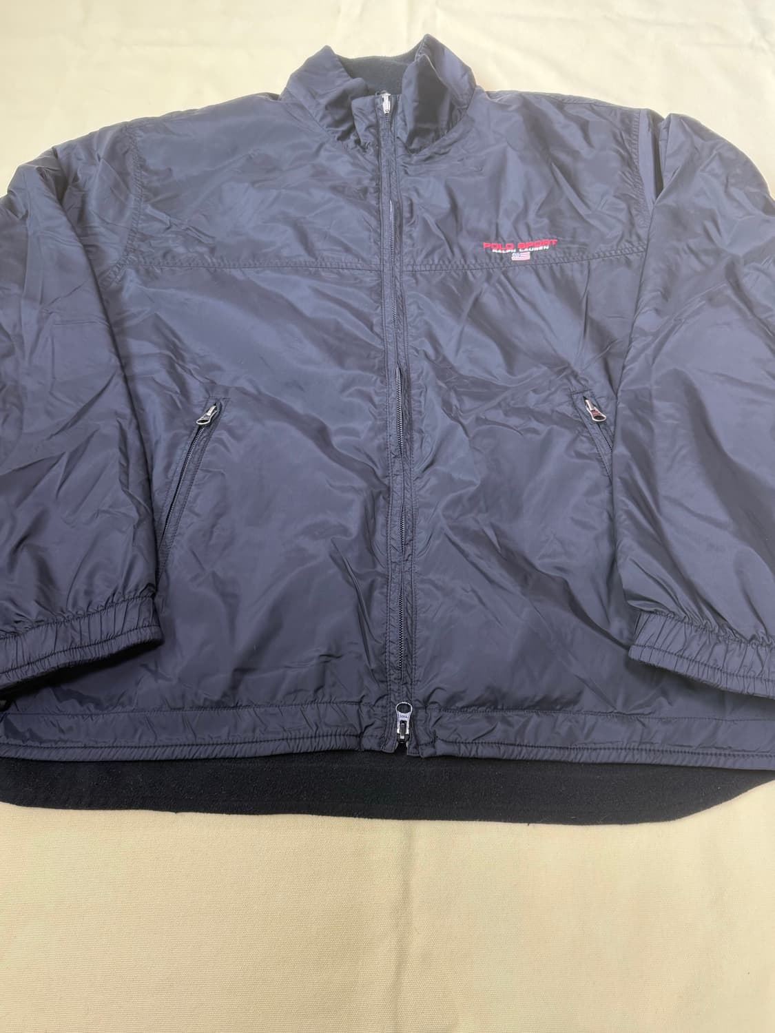 폴로 스포츠 리버시블 플리스 자켓 90s 상품이미지3