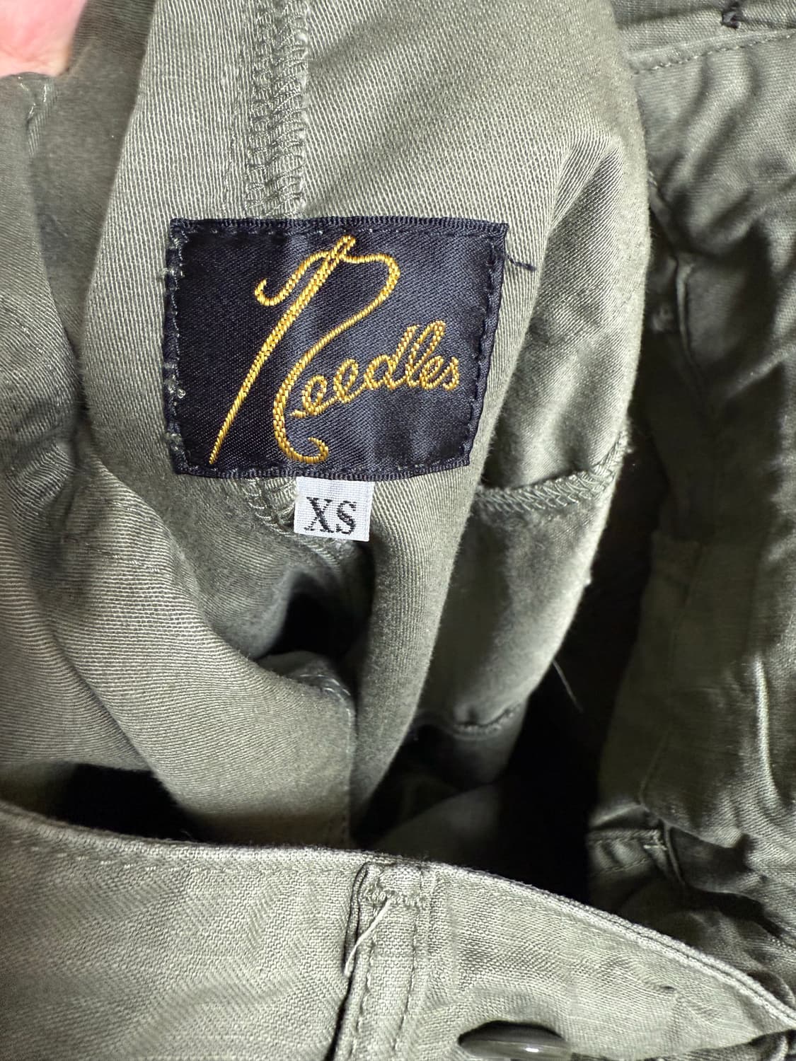 (XS) Needles H.D. fatigue pants Olive 상품이미지9