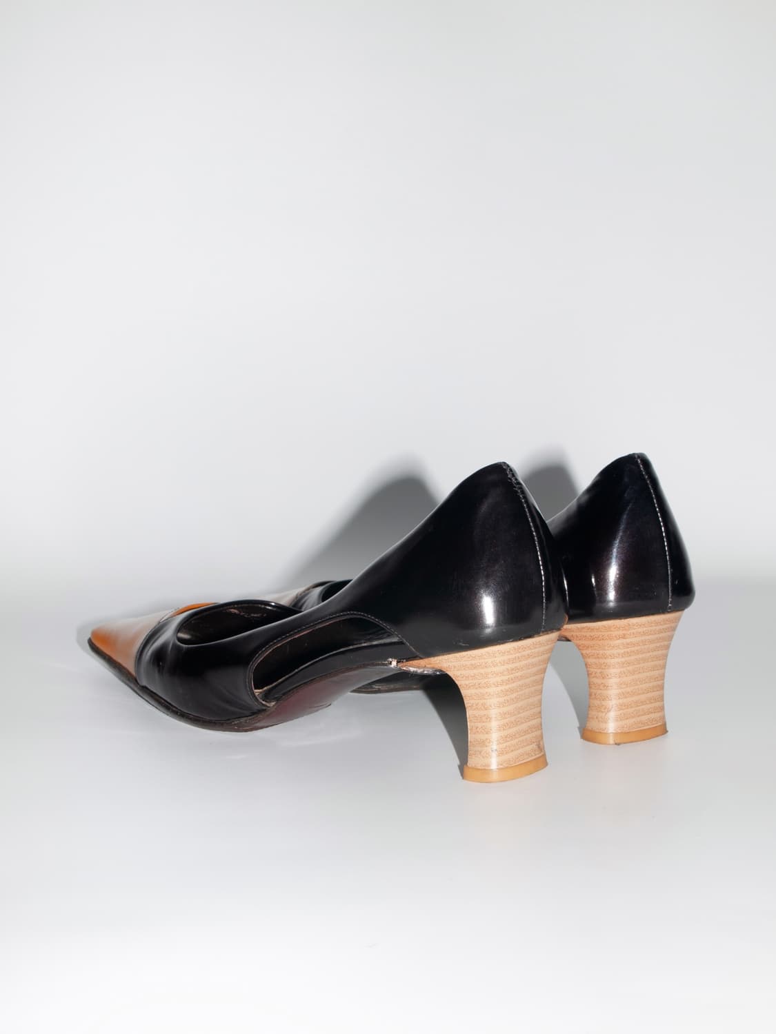 Patent Leather Block-heel Pumps 상품이미지2