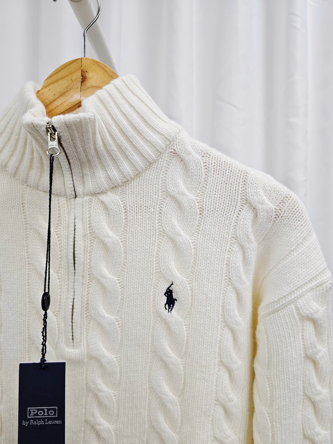 [폴로 여성 니트집업] 상품이미지4