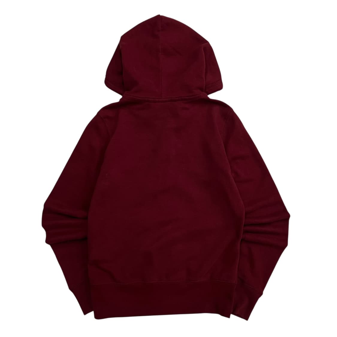 후아유 센터로고 딥버건디 후드집업 XS 상품이미지3