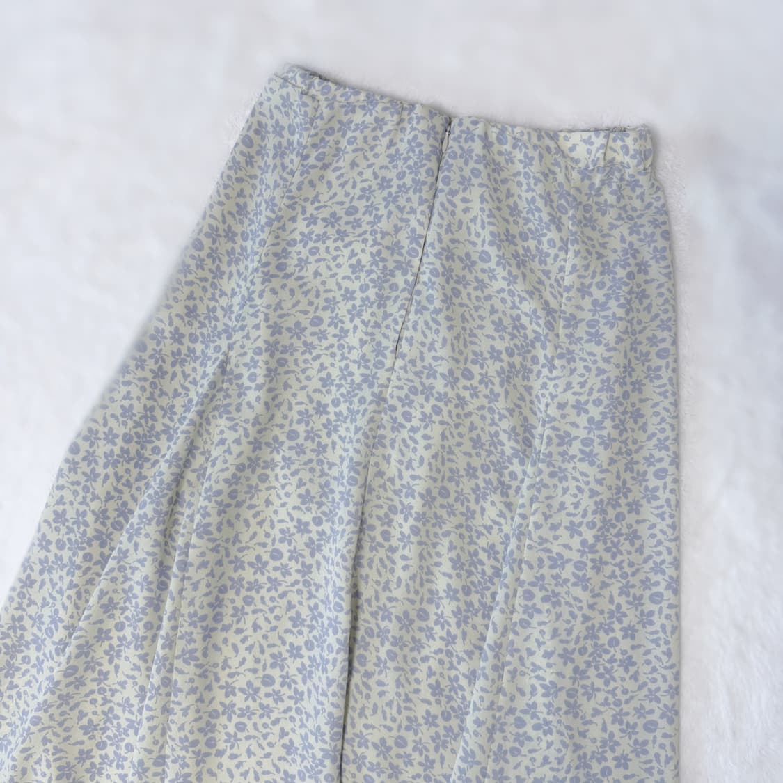 adam et rope 모리걸 하구미 스즈코 플라워 핀턱 롱스커트 상품이미지4