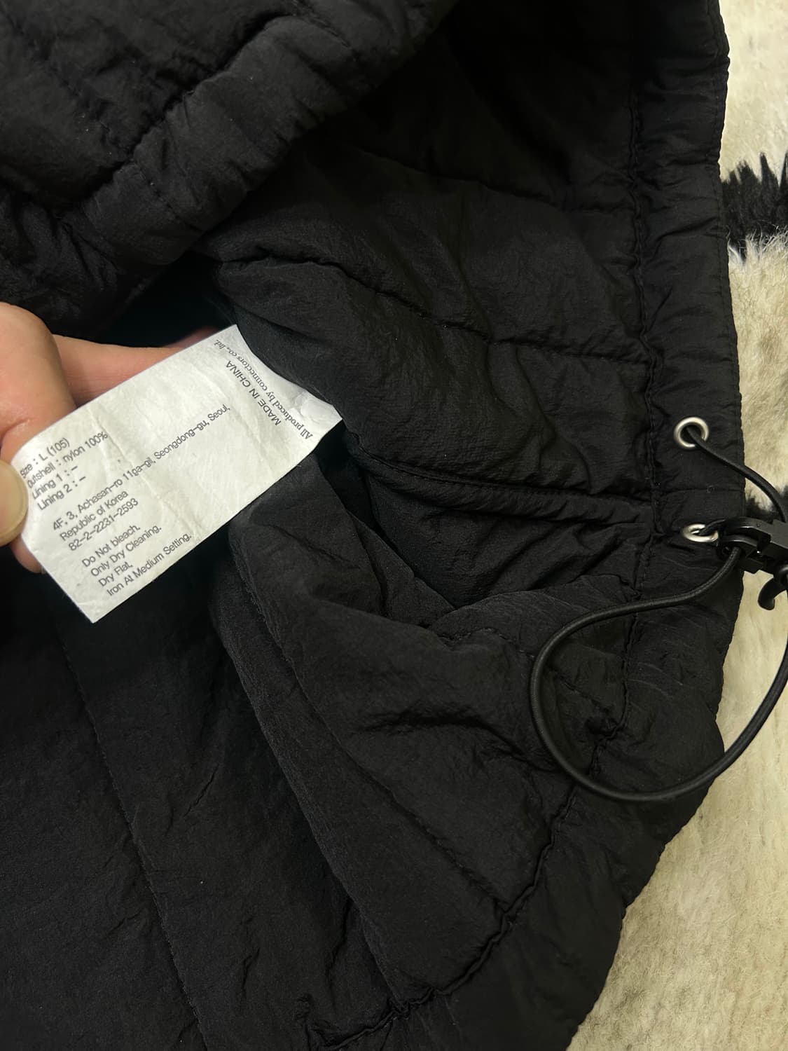 [XL]유니폼브릿지 경량 퀄팅M-51 자켓/블랙 상품이미지6