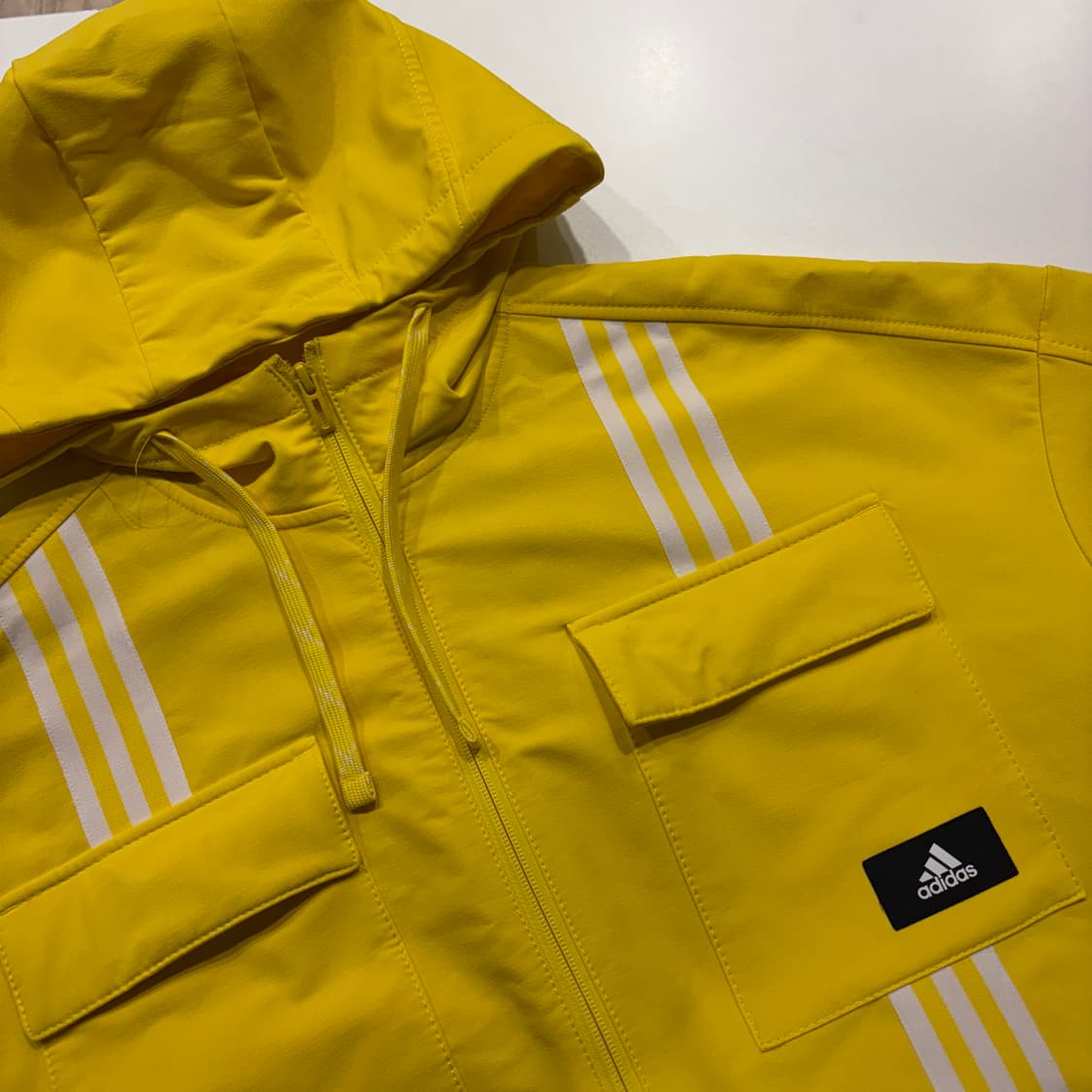 [L] 아디다스 스트리트 옐로우 후드 자켓 C941 상품이미지3