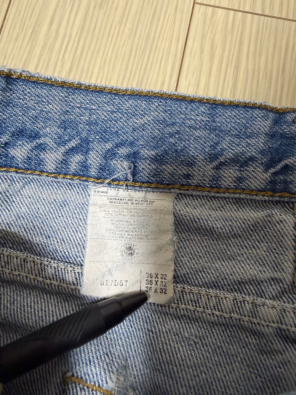 빈티지 칼하트 b17 데님 팬츠 상품이미지6