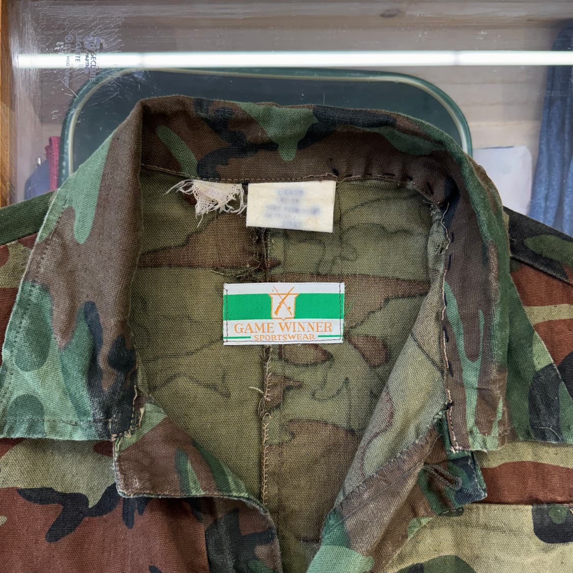 70s Game Winner 우드랜드 카모 셔츠 자켓 made in US 상품이미지5