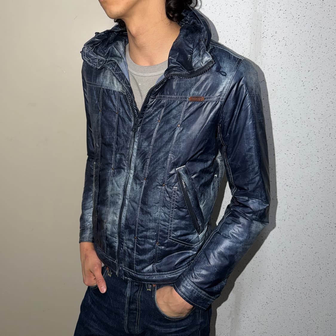 00s 디젤 데님 프린팅 자켓 상품이미지1