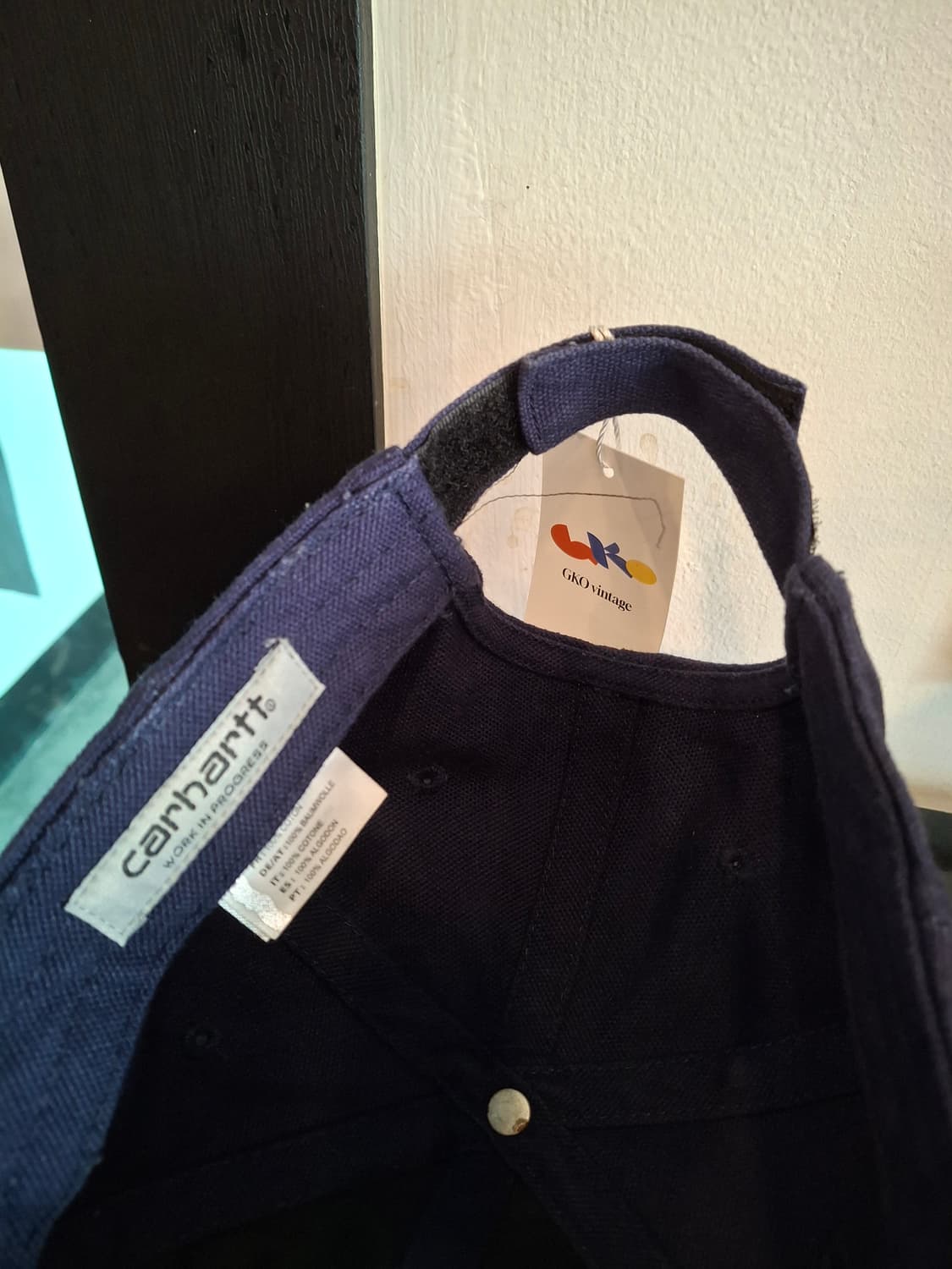 (마지막특가) 칼하트 볼캡 네이비/블랙 상품이미지6