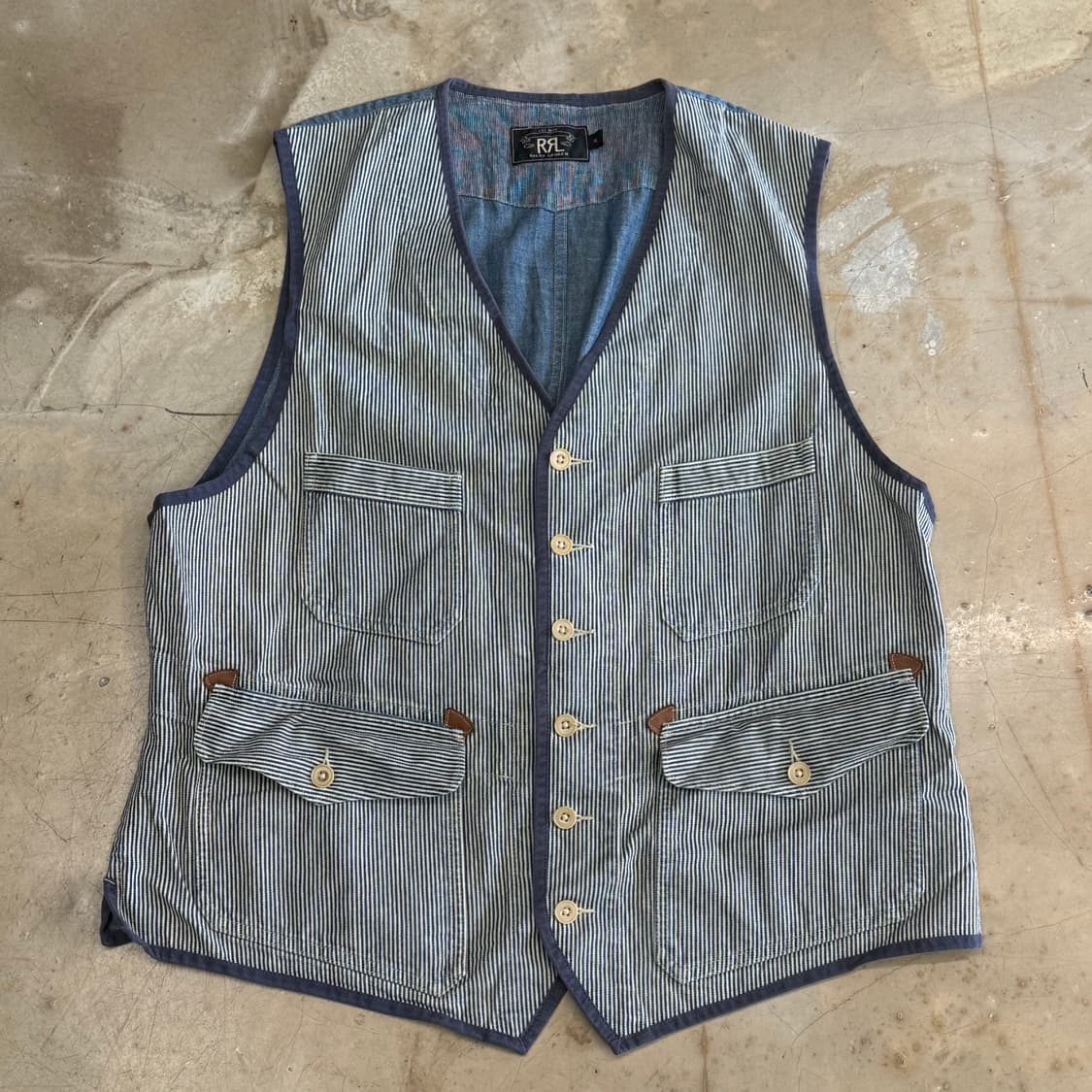 XL 더블알엘 스트라이프 베스트 상품이미지2